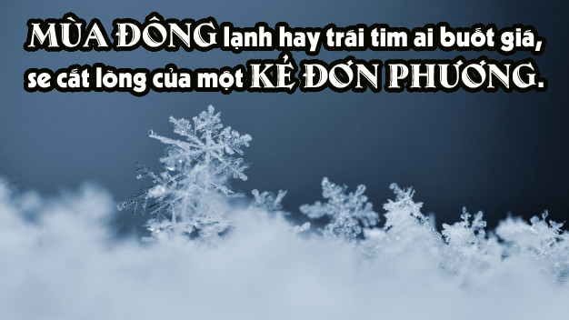 thơ tình mùa đông lãng mạn